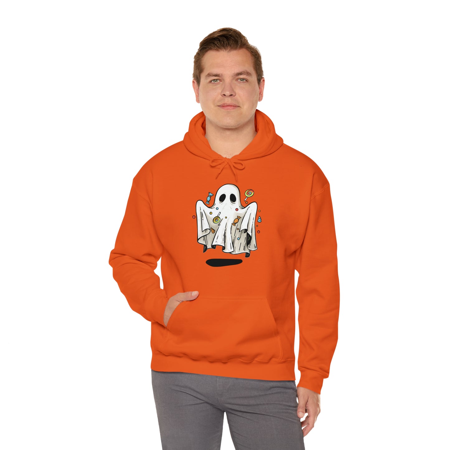 Ghosty Treat Unisex Hooded Sweatshirt