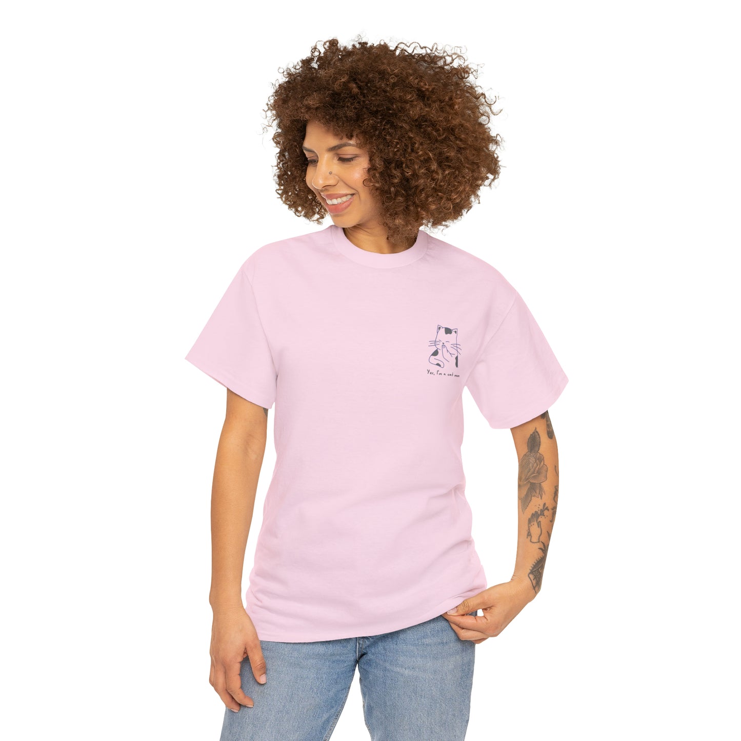 Cat mom 🐱 Unisex Heavy Cotton Tee