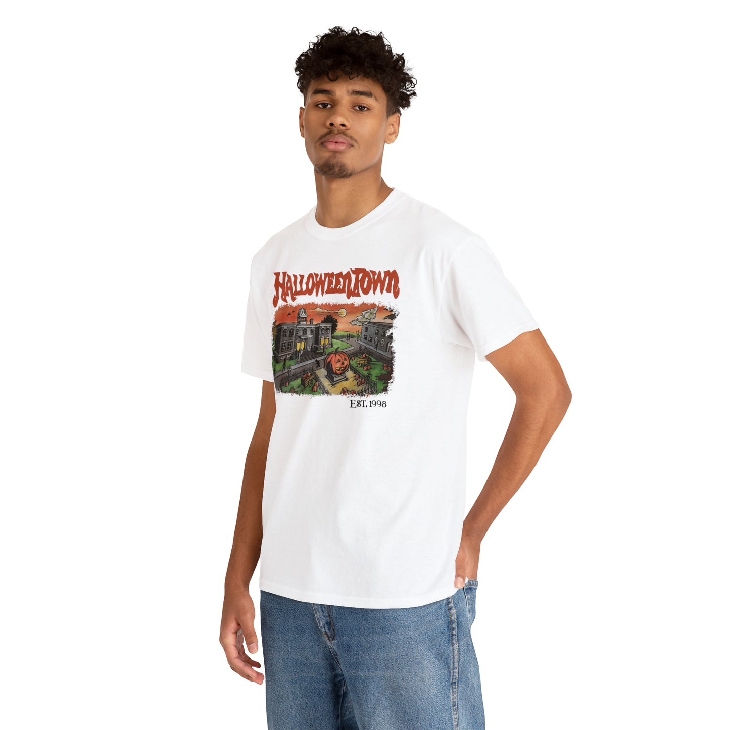 Full HalloweenTown Unisex Heavy Cotton Tee