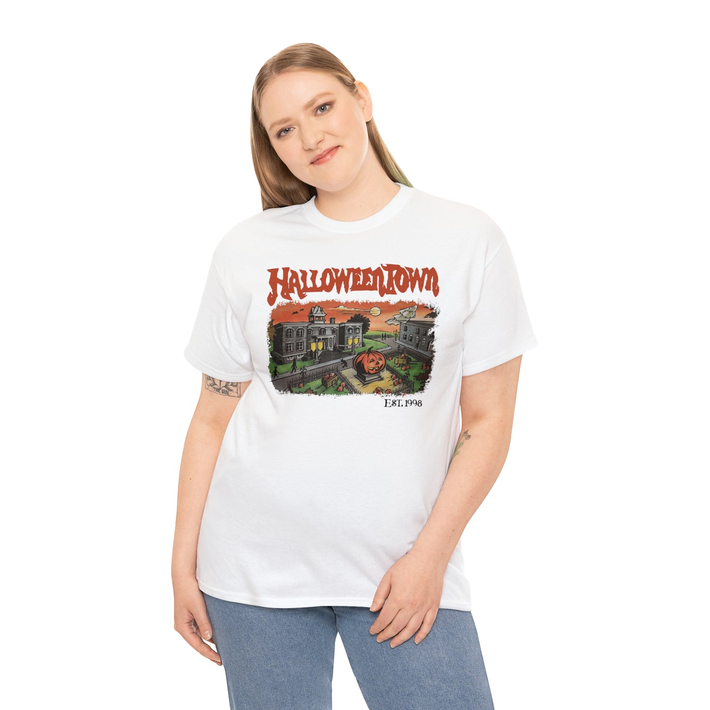 Full HalloweenTown Unisex Heavy Cotton Tee