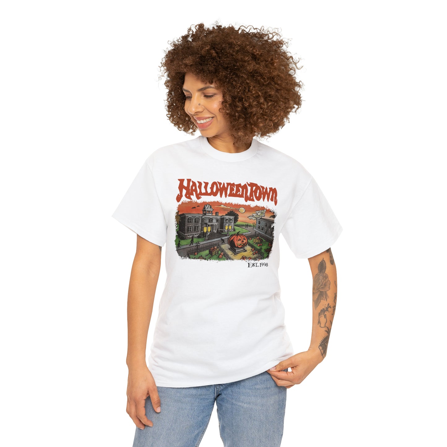 Full HalloweenTown Unisex Heavy Cotton Tee