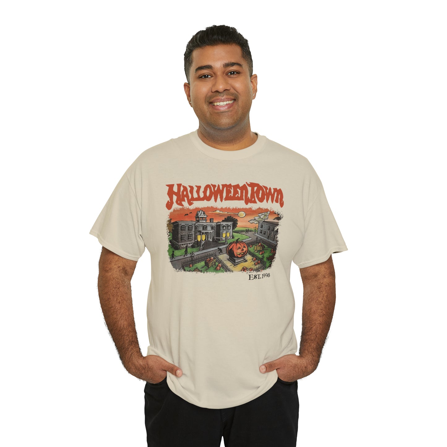 Full HalloweenTown Unisex Heavy Cotton Tee