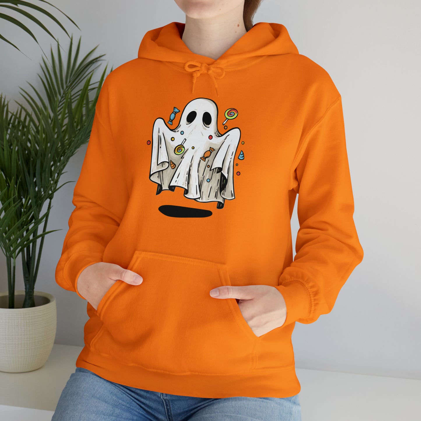 Ghosty Treat Unisex Hooded Sweatshirt