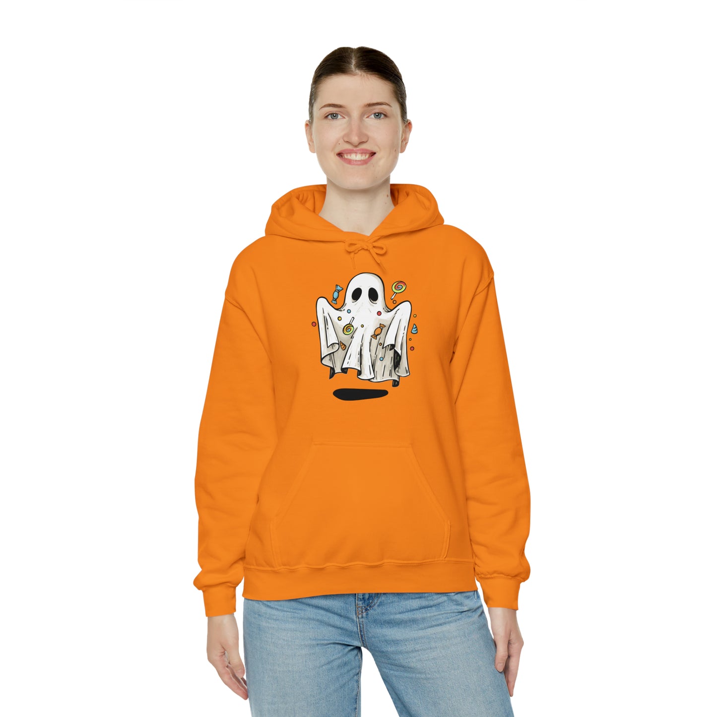 Ghosty Treat Unisex Hooded Sweatshirt