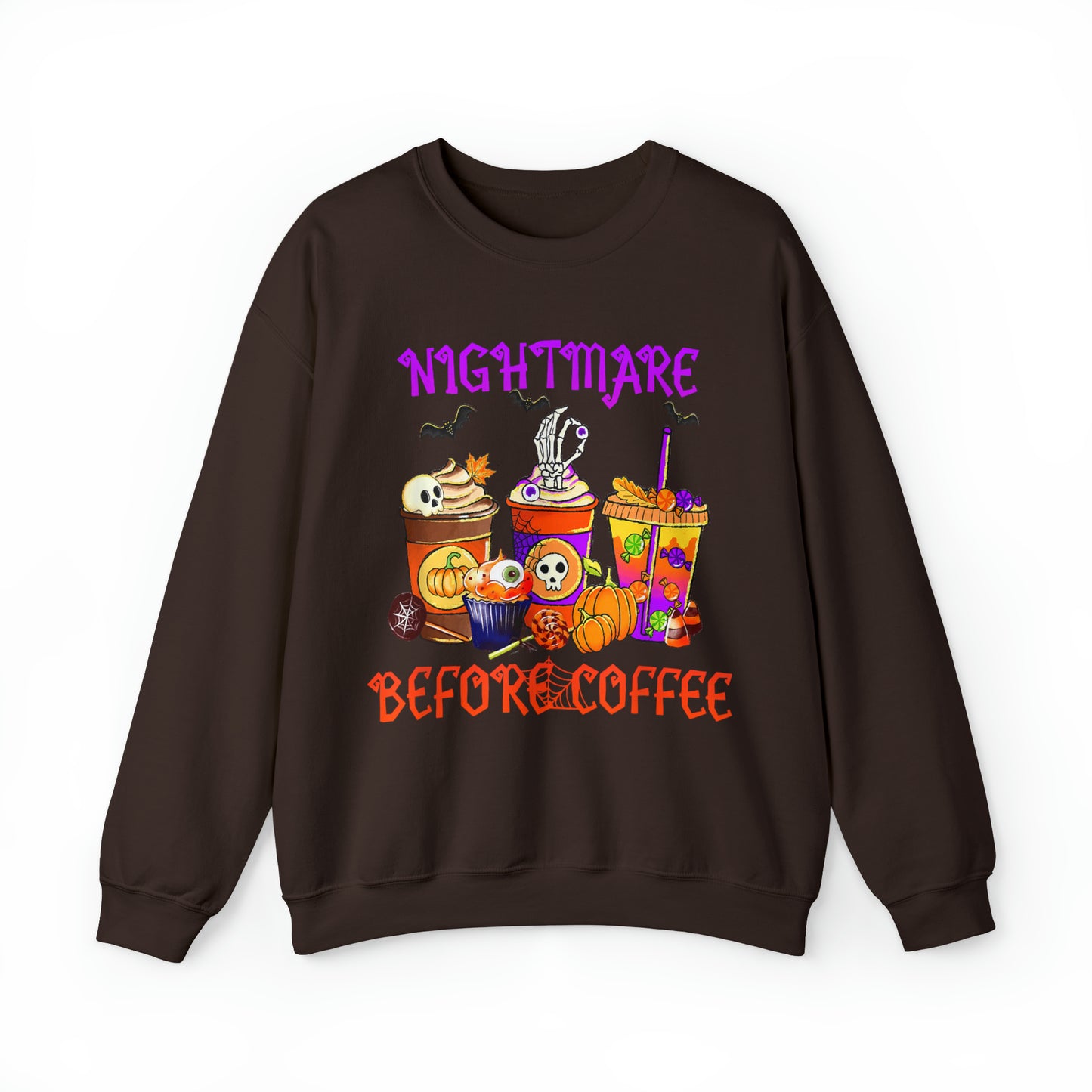Nightmare before Coffee Crewneck Sweatshirt